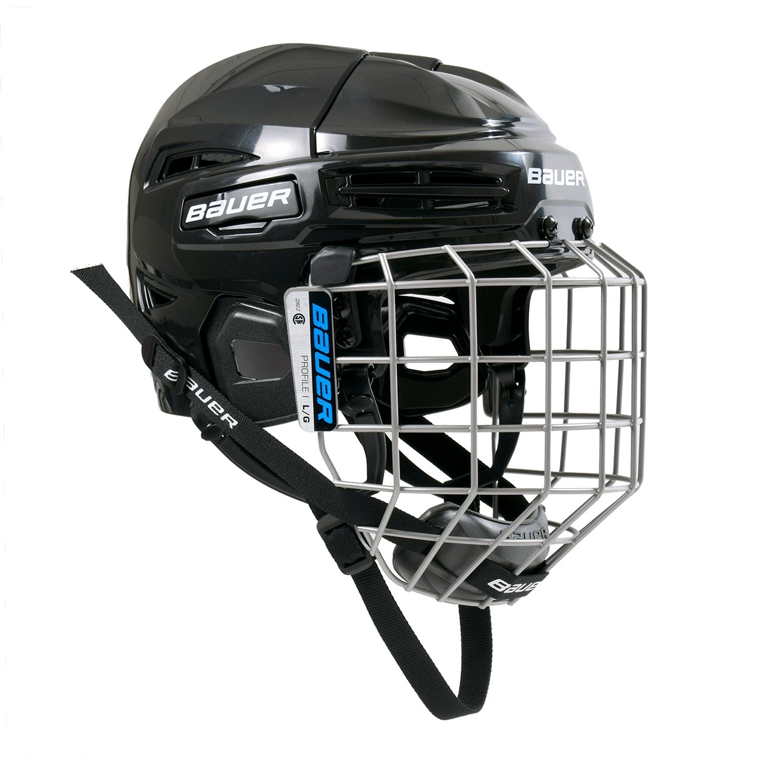 Bauer ice hockey helmet IMS 5.0 S black Combo with grid
